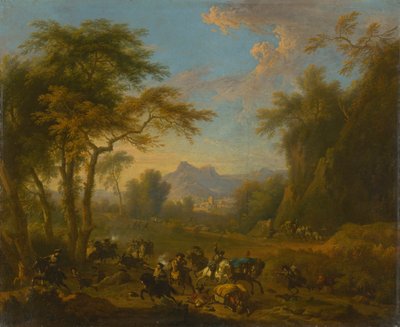 Incursione, ca 1717 da Jan van Huchtenburgh