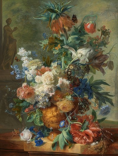 Natura morta di fiori da Jan van Huysum