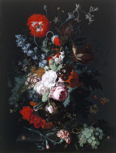 Natura morta di fiori e frutta da Jan van Huysum