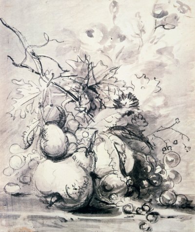 Natura morta di frutta, 1700 - 1749 da Jan van Huysum