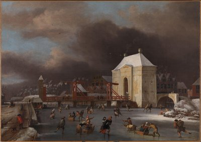 Veduta della Heiligewegspoort ad Amsterdam, c.1660-80 da Jan van III Kessel