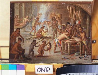 Indiani come cannibali da Jan van Kessel