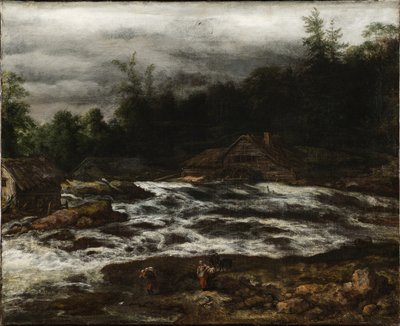 Paesaggio montano con cascata da Jan van Kessel d.Æ.