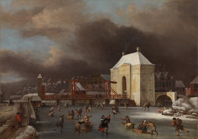 Veduta della Heiligewegspoort ad Amsterdam da Jan van Kessel the Elder