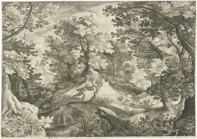 Paesaggio con Apollo e Dafne da Jan van Londerseel