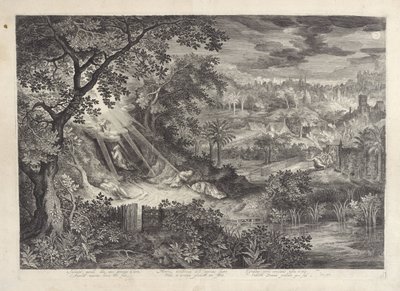 Paesaggio con Cristo nel giardino del Getsemani da Jan van Londerseel