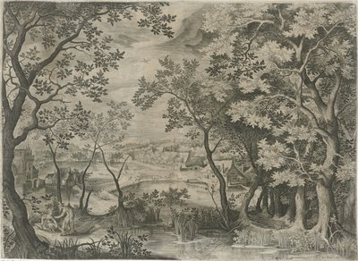 Paesaggio con Giuda e Tamar da Jan van Londerseel