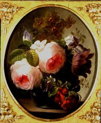 Rose e altri fiori in un vaso da Jan van Os