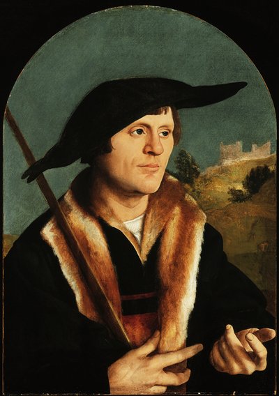 Un pellegrino, c.1530-40 da Jan van Scorel