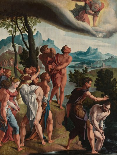 Il Battesimo di Cristo da Jan van Scorel