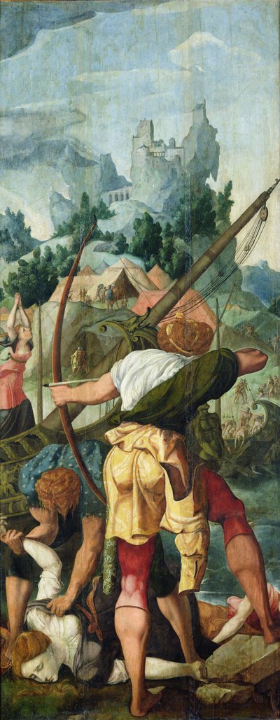 Il martirio delle vergini, pannello destro del Trittico di Sant