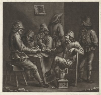 Giocatori di carte da Jan van Somer