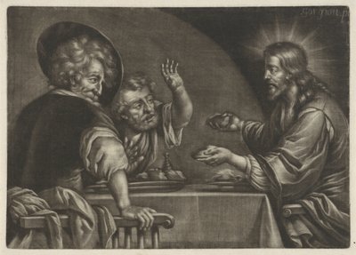 Cena a Emmaus da Jan van Somer