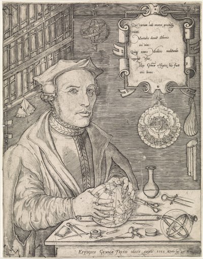 Ritratto di Gemma Frisius da Jan van Stalburch