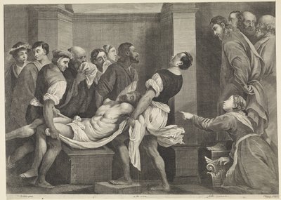 Resurrezione di Lazzaro da Jan van Troyen