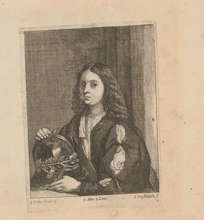 Ritratto di un uomo sconosciuto con berretto da Jan van Troyen