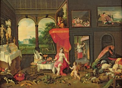 Allegoria del gusto da Jan van and Balen, Hendrik van Kessel