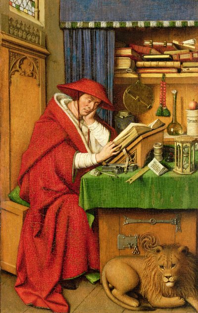 San Girolamo nel suo studio da Jan van Eyck