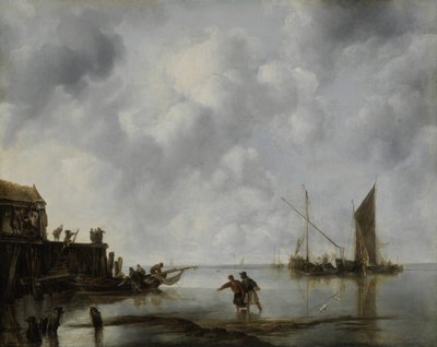 Barche da pesca in calma, 1651 da Jan van de Cappelle
