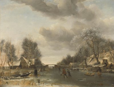 Scena invernale da Jan van de Cappelle