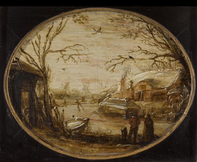Paesaggio invernale da Jan van de Velde (II) (attributed to)