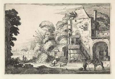 Osteria in un paesaggio da Jan van de Velde (II)
