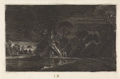 Paesaggio al chiaro di luna da Jan van de Velde (II)