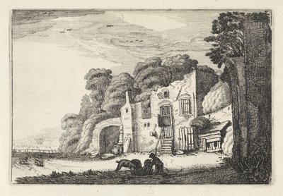 Paesaggio con il figliol prodigo tra i maiali (Paesaggi) da Jan van de Velde (II)