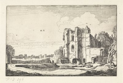 Rovina del castello di Brederode da Jan van de Velde (II)