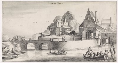 Porta della città con ponte sull