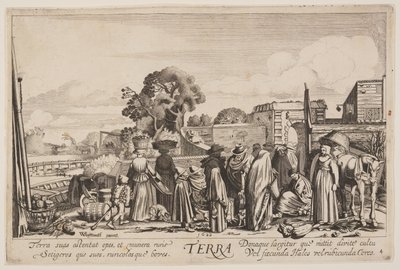 Terra, da I quattro elementi da Jan van de Velde II