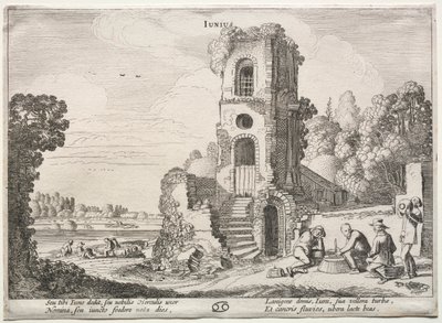 I dodici mesi: Giugno da Jan van de Velde II