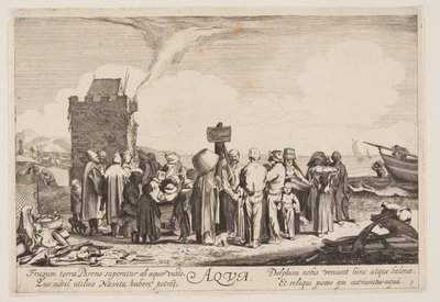 Acqua, da I quattro elementi da Jan van de Velde II