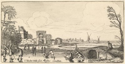 Paesaggio invernale da Jan van de Velde II