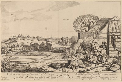 Aria da Jan van de Velde II after Willem Buytewech