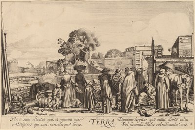 Terra da Jan van de Velde II after Willem Buytewech
