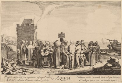 Acqua da Jan van de Velde II after Willem Buytewech
