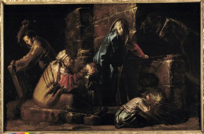 Accampamento di boemi da Jan van de Venne