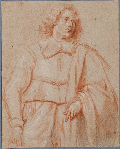 Studio a tre quarti di un giovane uomo da Jan van den Bergh