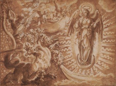 La donna vestita di sole da Jan van der Straet