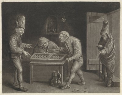 Giocatori di tric-trac da Jan van der Bruggen