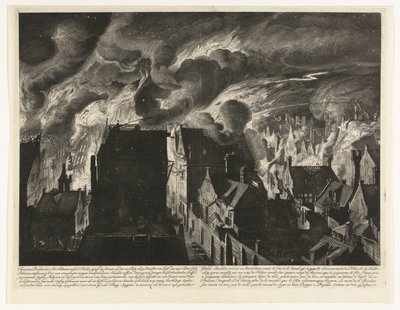 Spegnimento del grande incendio all