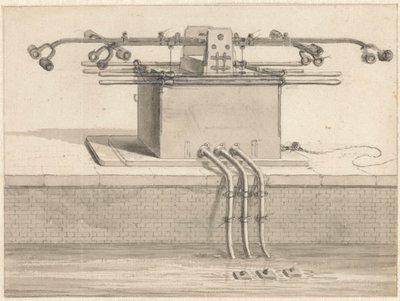 Pompa a doppia aspirazione per il tubo antincendio da Jan van der Heyden