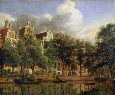Il Herengracht, Amsterdam da Jan van der Heyden