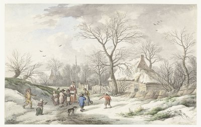 Inverno: Raduno per il Martedì Grasso da Jan van der Meer (II)
