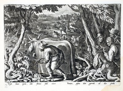 Caccia agli storni e pernici, illustrazione da 