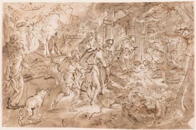 Adorazione dei pastori da Jan van der Straet, called Stradanus