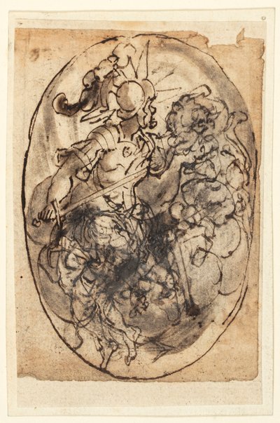 Design per un Cammeo da Jan van der Straet, called Stradanus