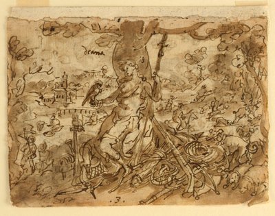 Diana (Venatio) da Jan van der Straet, called Stradanus