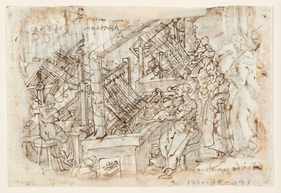 Sericoltura, Svolgimento dei Bozzoli da Jan van der Straet, called Stradanus